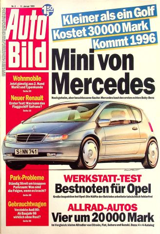 Deckblatt Auto Bild (02/1993)
